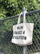 Load image into Gallery viewer, mama raised a revolution tote by rayo &amp; honey
