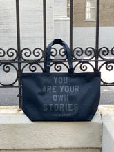 Load image into Gallery viewer, You Are Your Own Stories Black Tote
