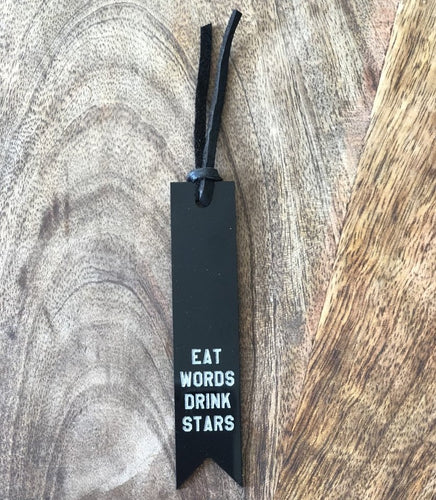 eat words drink stars bookmark by rayo & honey