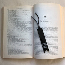 Load image into Gallery viewer, hundreds of books under my skin bookmark by rayo &amp; honey
