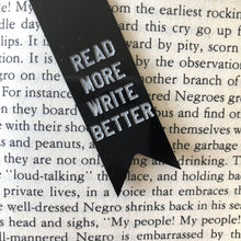 Load image into Gallery viewer, read more write better bookmark by rayo &amp; honey
