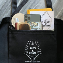 Load image into Gallery viewer, You Are Your Own Stories Black Tote by rayo &amp; honey

